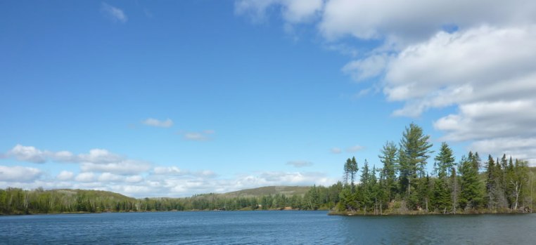 Beautiful view across the water at Artesia Peaks