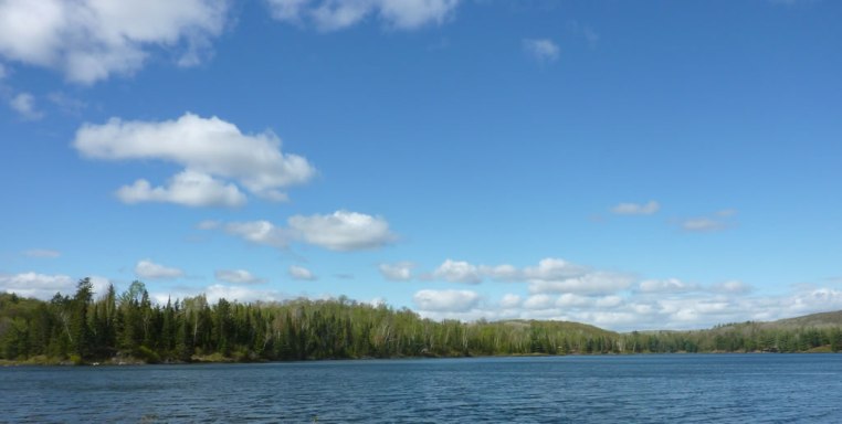 Beautiful view across the water at Artesia Peaks